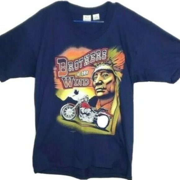 M.J. Soffe T Shirt Tee  Brothers Of The Wind Large - Picture 1 of 6